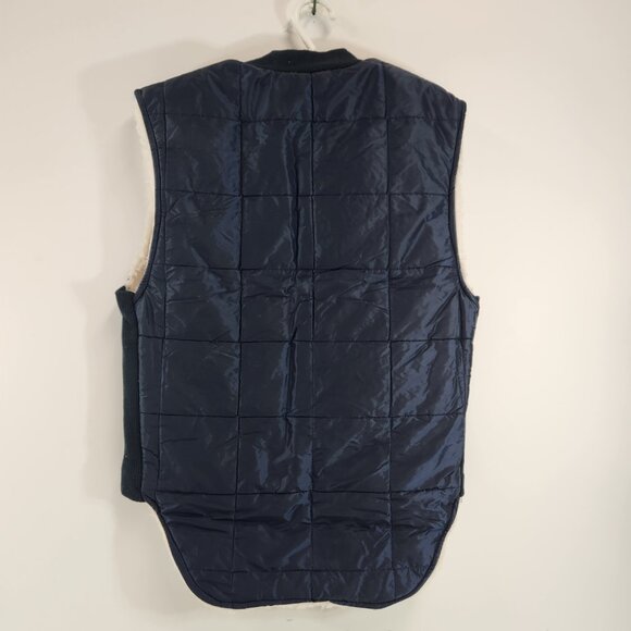 Vintage Marks Work Wearhouse Puffer Sherpa Vest Mens Small NWT - Picture 5 of 10
